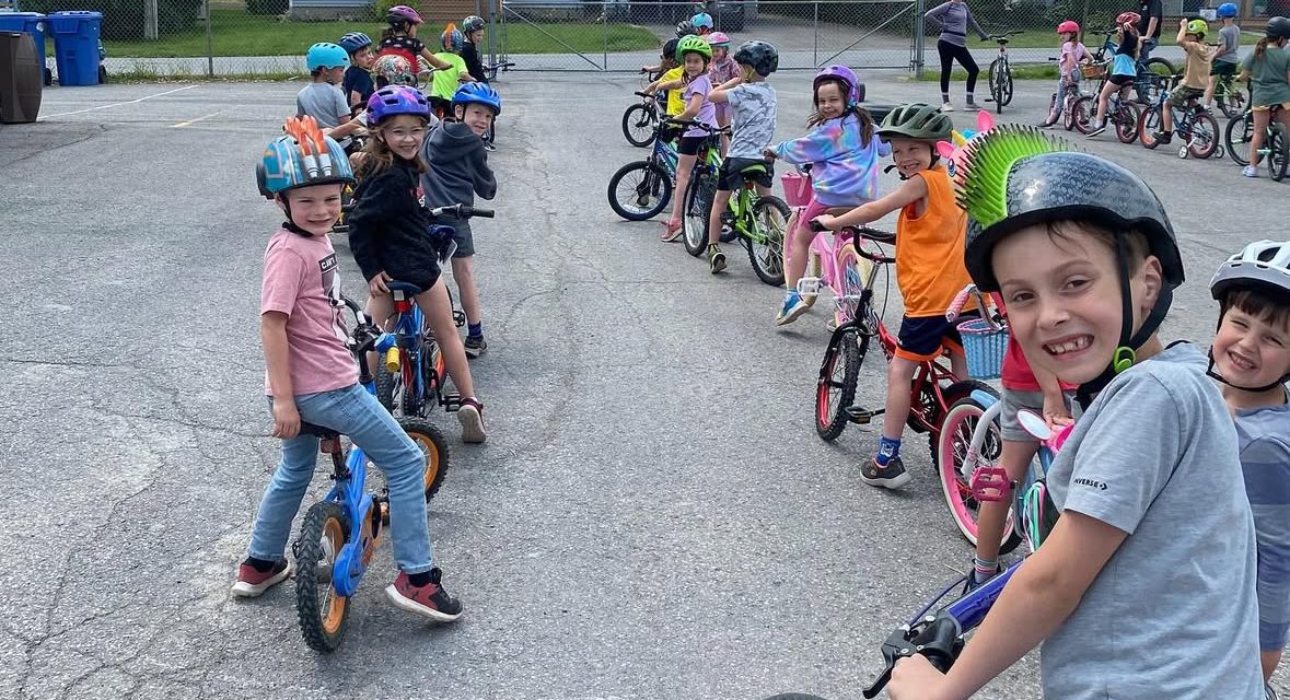 Bicycle safety at Crysler rodeo