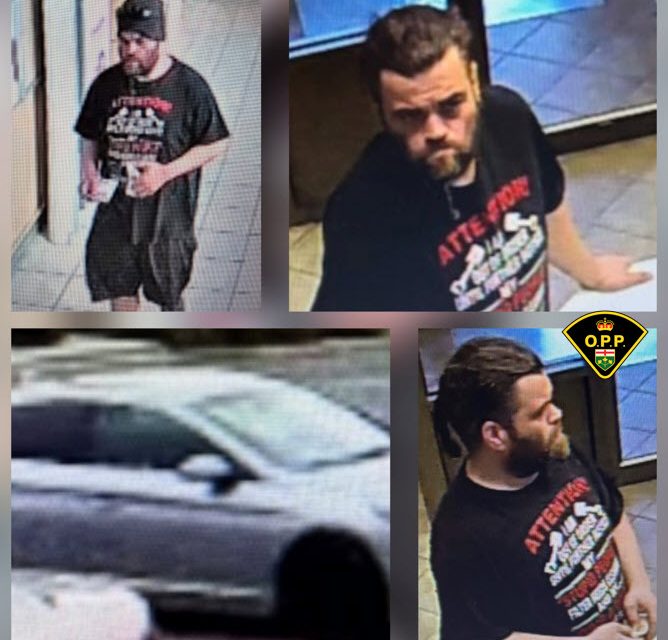 Hawkesbury OPP looking for counterfeiting suspect