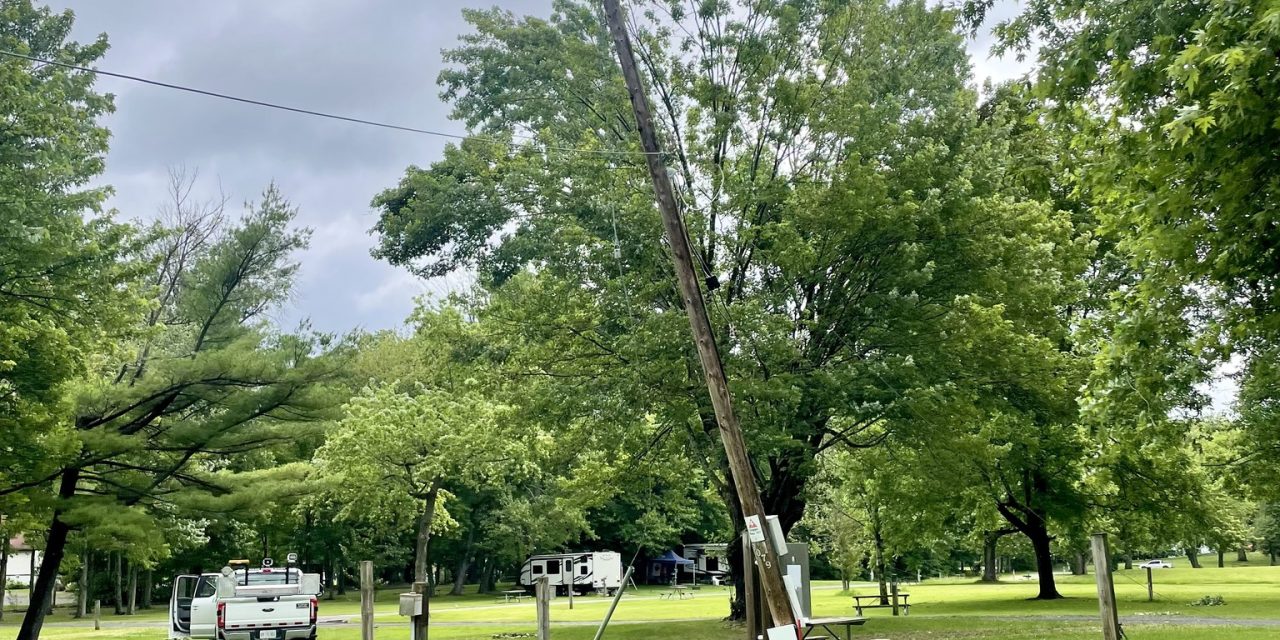 Storm hits campground in South Glengarry
