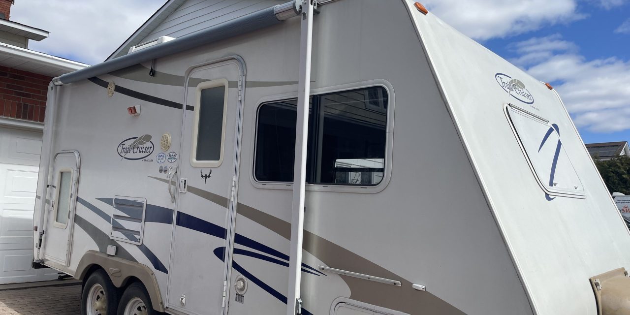 Trailer transformation; Updating a well-used RV