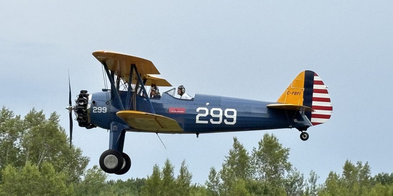 Landing for breakfast at Hawkesbury Aerodrome