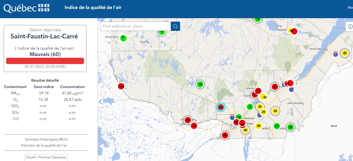 Smoke returns to air across the region, but advisories are not issued everywhere