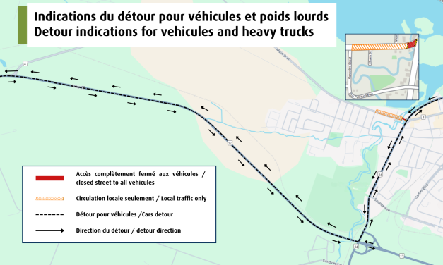Detour days coming to Hawkesbury