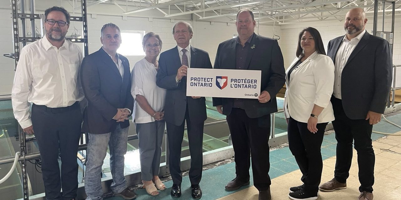 Hawkesbury receives more than $3.8 million in drinking water infrastructure funding