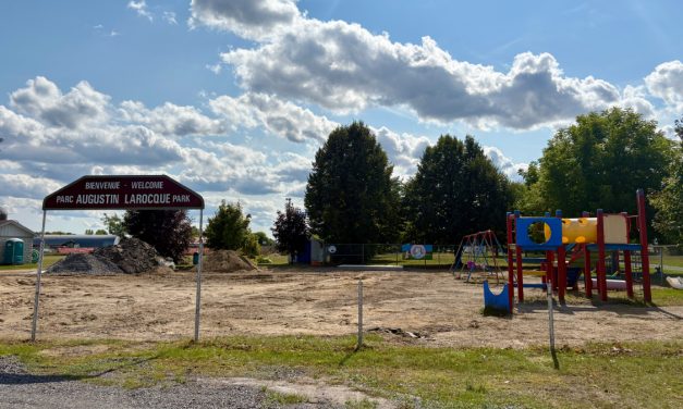 Parc Augustin Larocque work to be completed in September
