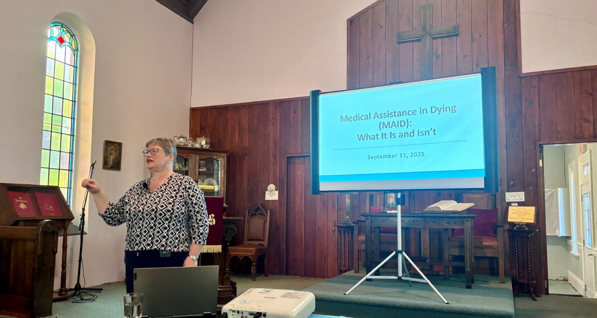 Bioethicist Christy Simpson explains MAiD at speaker series in Vankleek Hill