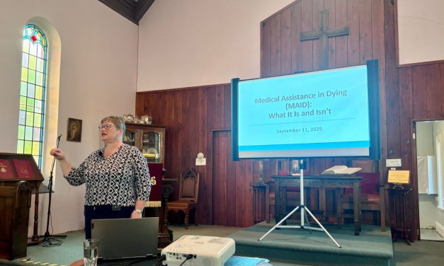 Bioethicist Christy Simpson explains MAiD at speaker series in Vankleek Hill