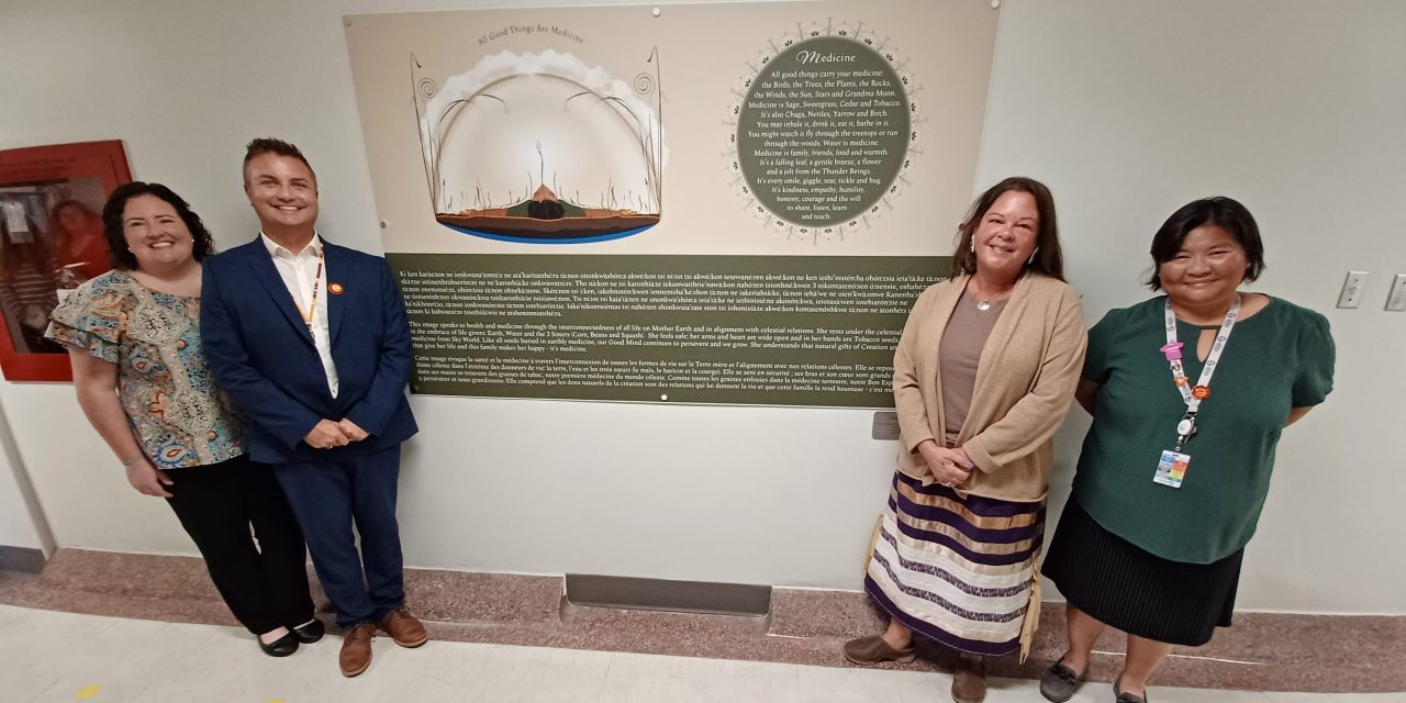 Indigenous art unveiled at Alexandria hospital