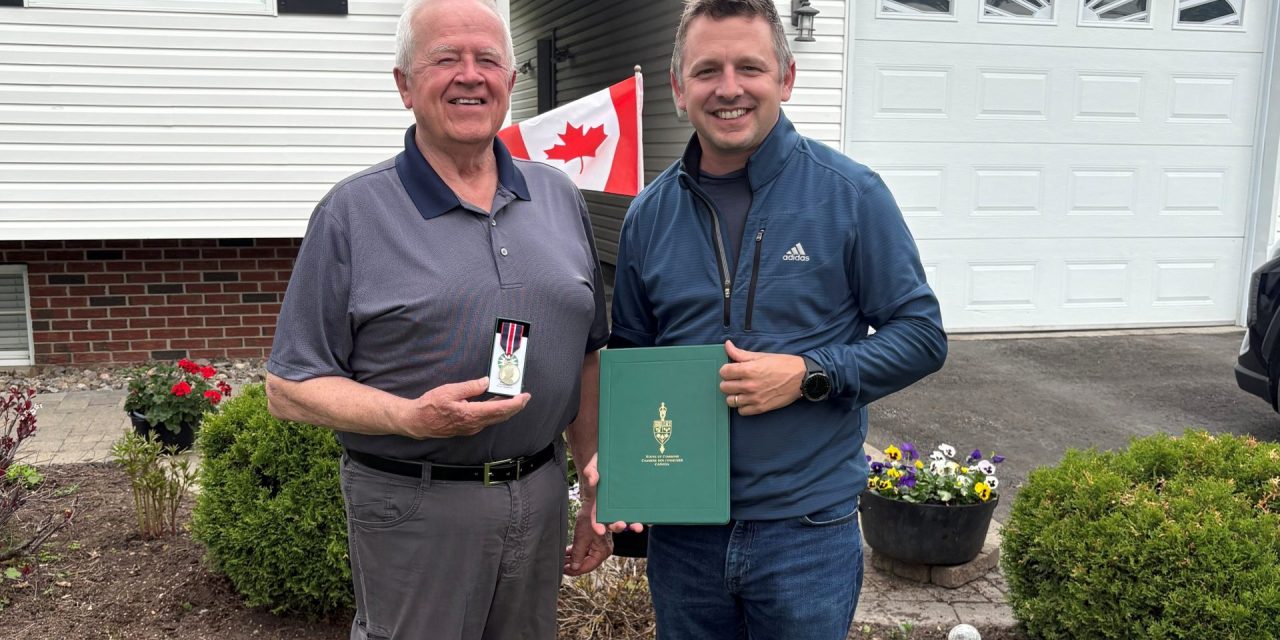 Charles III medal for Vankleek Hill’s Gary Barton