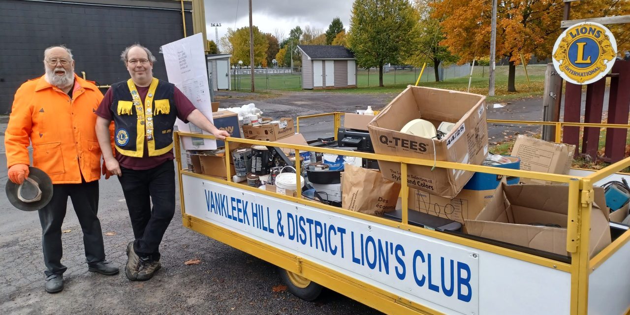 Vankleek Hill Lions collect electronic waste