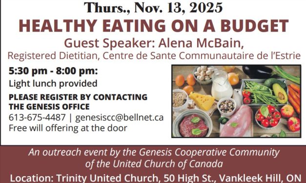 Speaker Series: Healthy Eating on a Budget