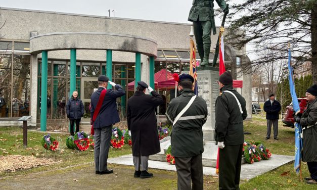 Lachute marks Remembrance Day with solemn parade, ceremony