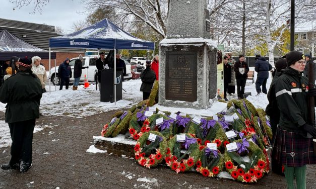 At the eleventh hour, Hawkesbury stands in Remembrance