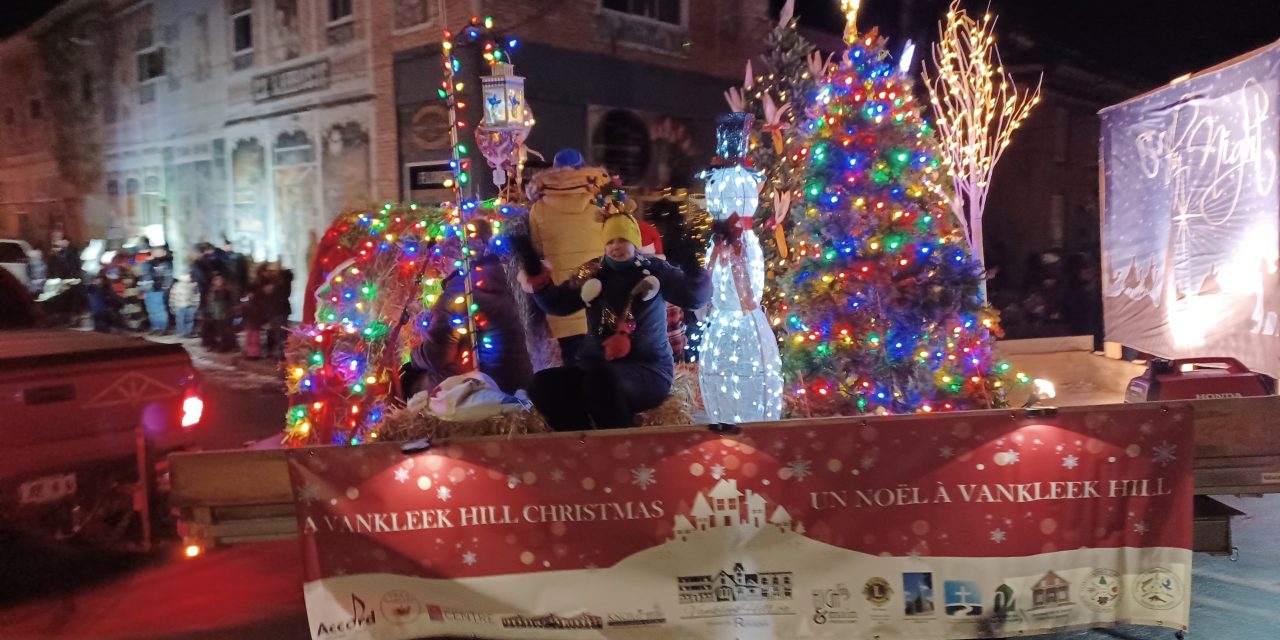 Seasonal spirit at Champlain Christmas Parade