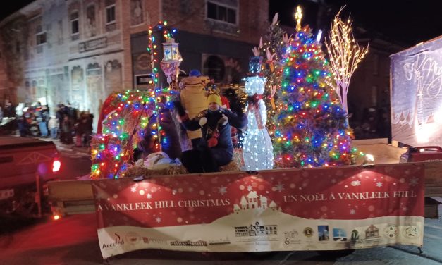 Seasonal spirit at Champlain Christmas Parade