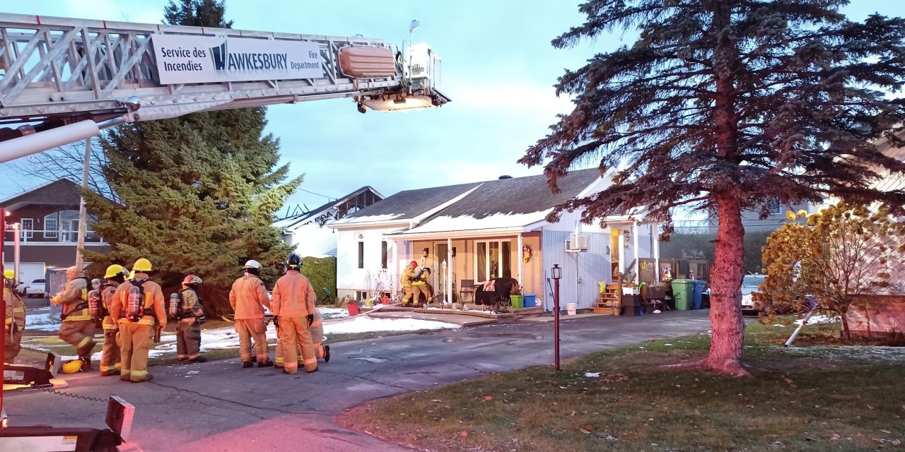 Minor fire at Grenville house