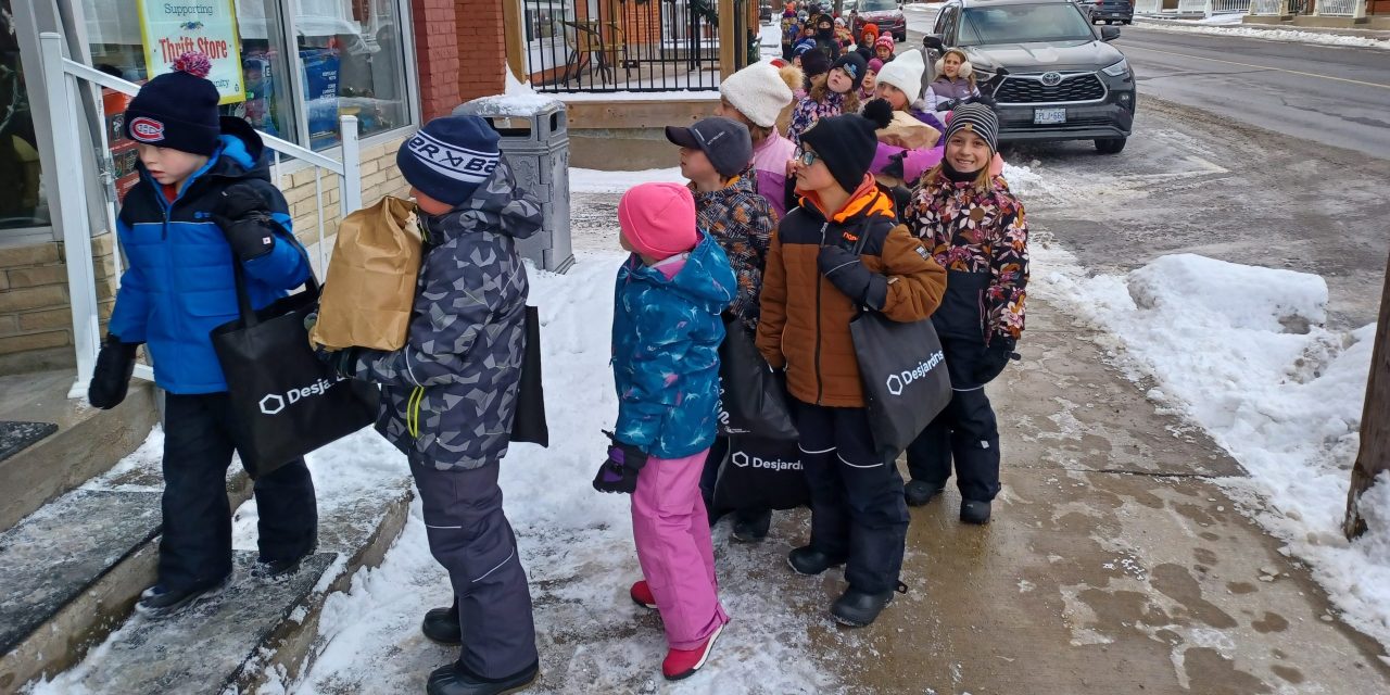 Students at two schools show support for Vankleek Hill Food Bank