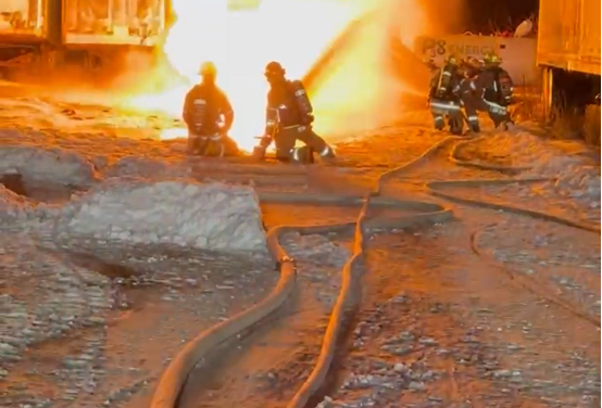 Propane fire near L’Orignal