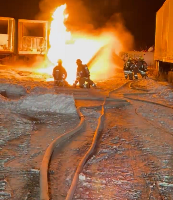 Propane fire near L’Orignal