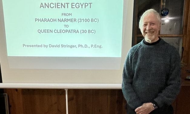 Audience captivated by David Stringer’s talk on Ancient Egypt