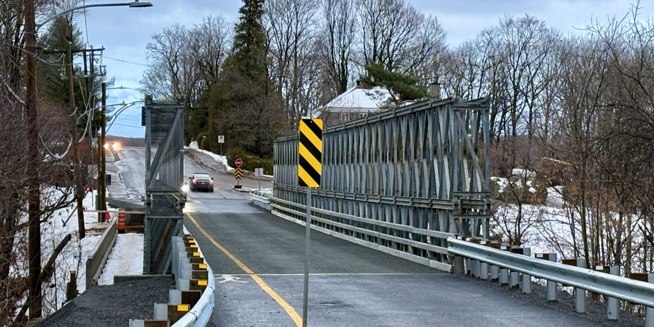 Temporary bridge now open in Brownsburg