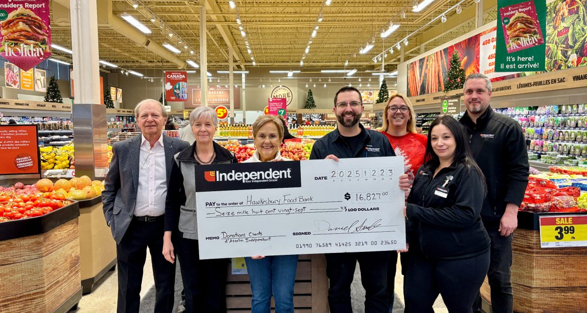 Store raises more than $16,000 for Hawkesbury food bank