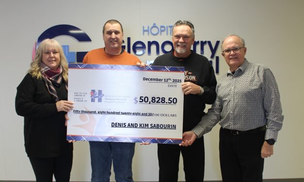 Sabourin’s support Glengarry hospital CT campaign