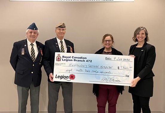 Legion contribution to purchase eye equipment for HGH ER