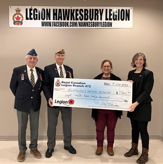 Legion contribution to purchase eye equipment for HGH ER