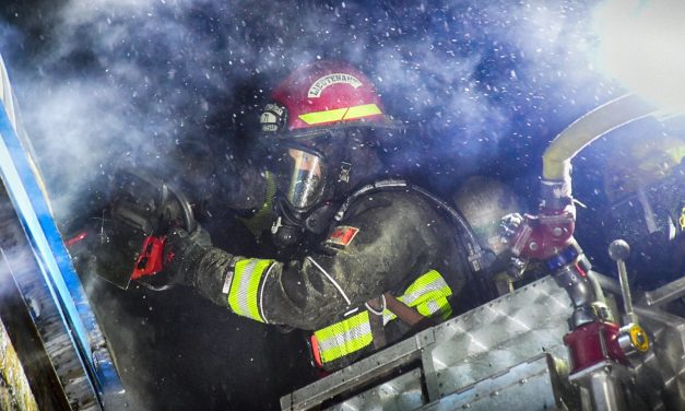 Fire at former wood drying building at Greenlane
