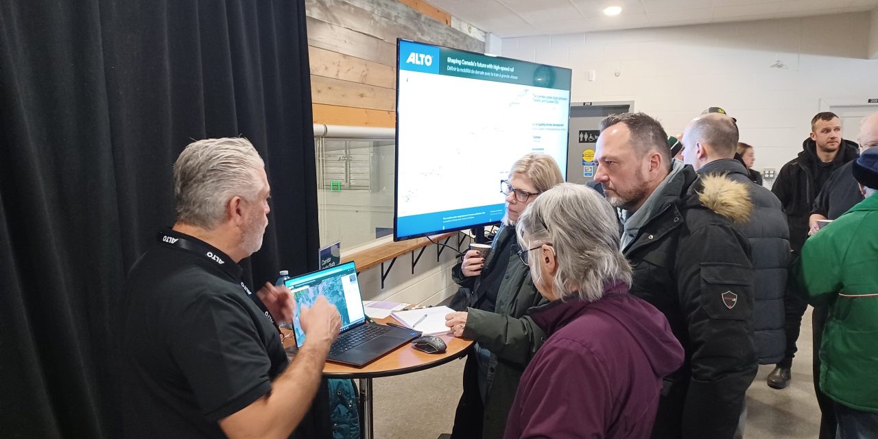 Alto presents rail project at Vankleek Hill open house