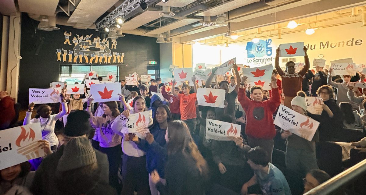 Le Sommet showcases its support for Valérie Grenier at the Milano-Cortina Olympics