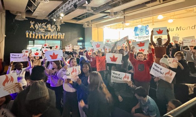 Le Sommet showcases its support for Valérie Grenier at the Milano-Cortina Olympics