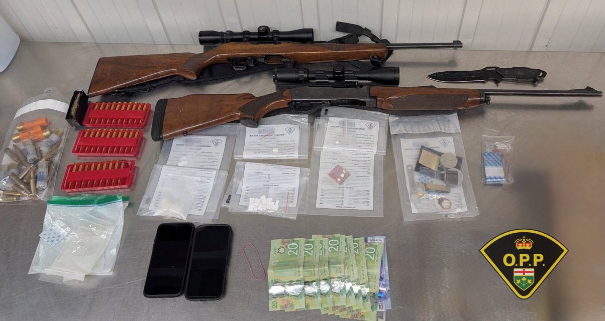 Drug and firearms charges in North Glengarry