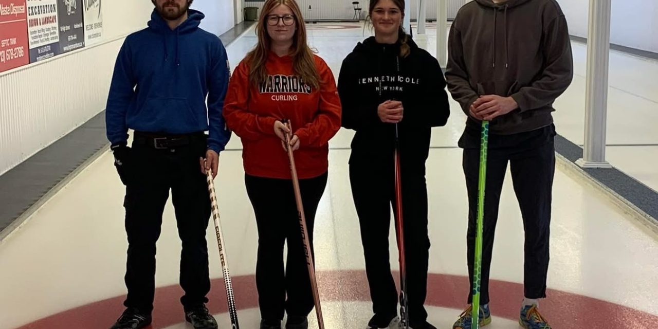 Local high schools competing in regional curling tournament