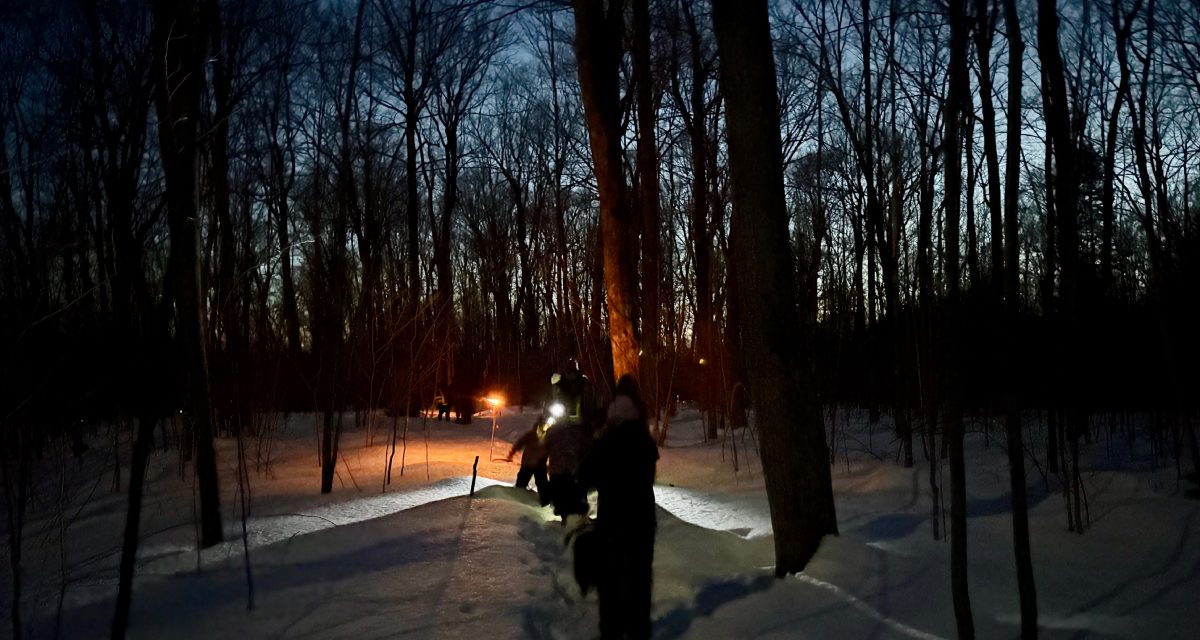 A torchlight walk in Saint-André-d’Argenteuil