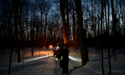 A torchlight walk in Saint-André-d’Argenteuil