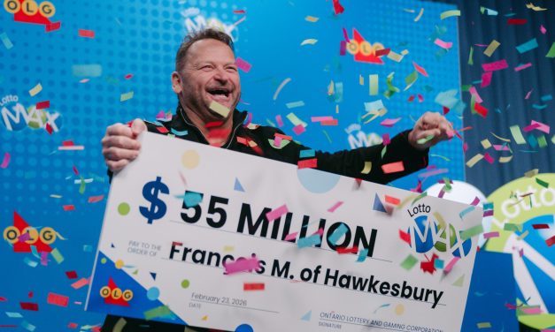 $55 million lottery win for Hawkesbury resident