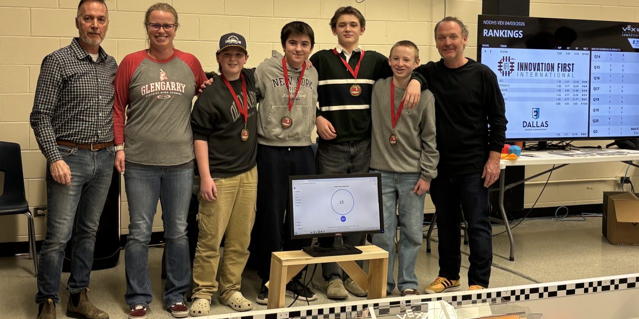 Glengarry District High School wins gold at robotics competition
