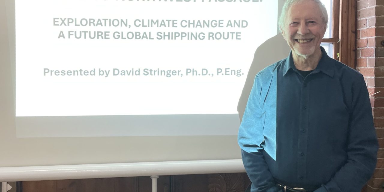 David Stringer discusses Canada’s Northwest Passage in Vankleek Hill