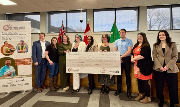 Grants totalling $40,000 shared among eight Prescott-Russell entrepreneurs