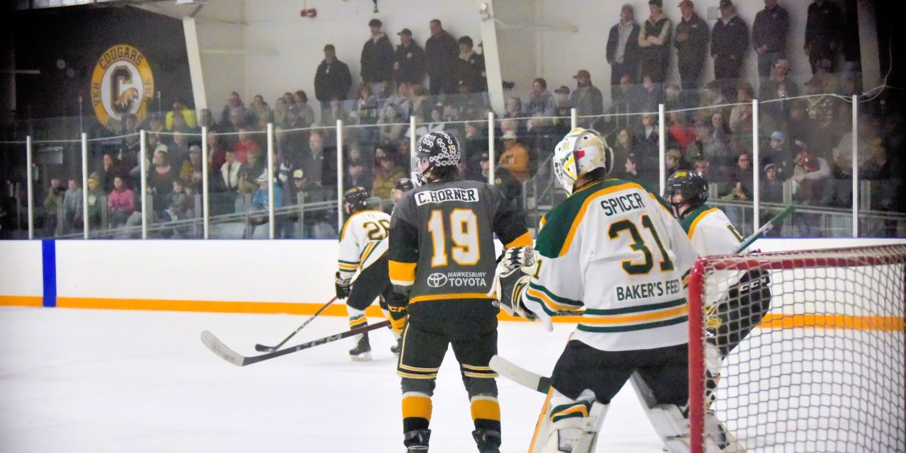 Rideaus upset Cougars 5-2 in Game 1 of NCJHL finals