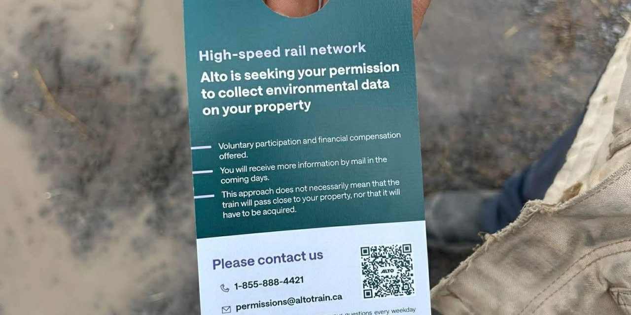 Property owners receive data request brochures from Alto