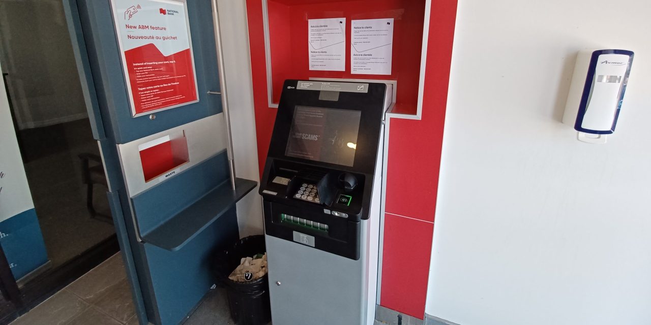 National Bank ATM to leave Vankleek Hill