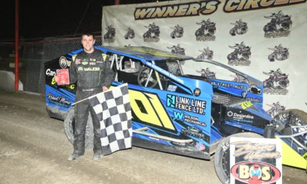 Chris Raabe wins Brockville Speedway season opener