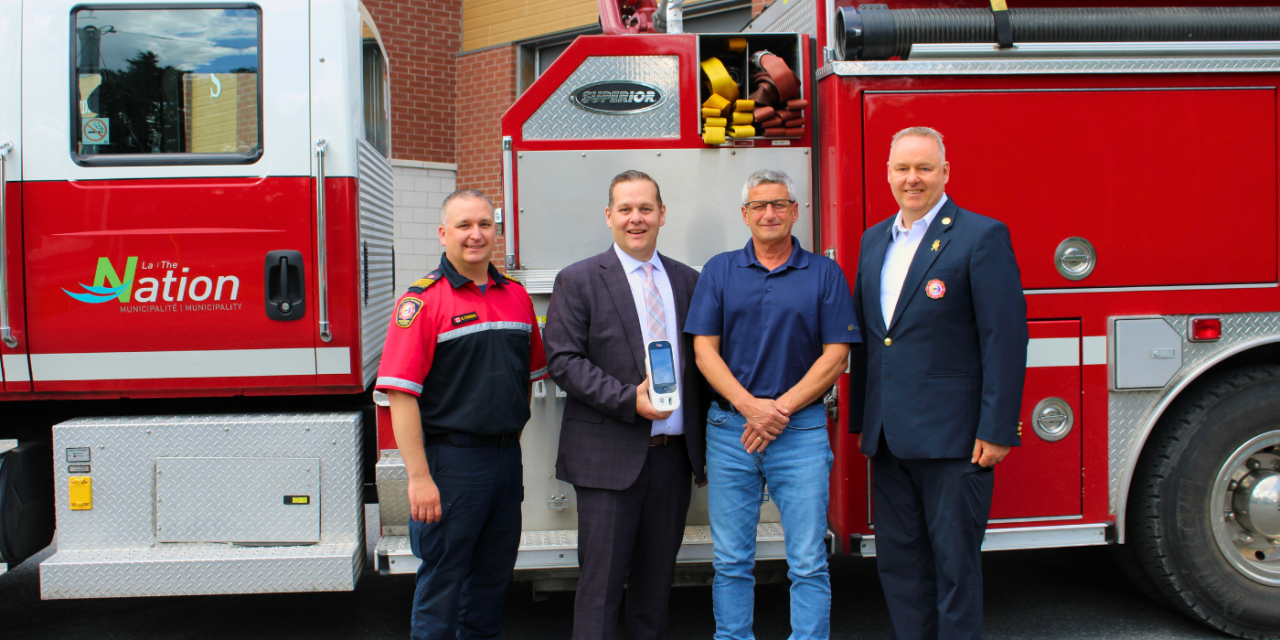 The Nation Fire Department receives grant for new carbon monoxide monitoring equipment