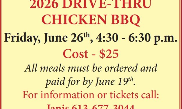 2026 Drive-Thru Chicken BBQ