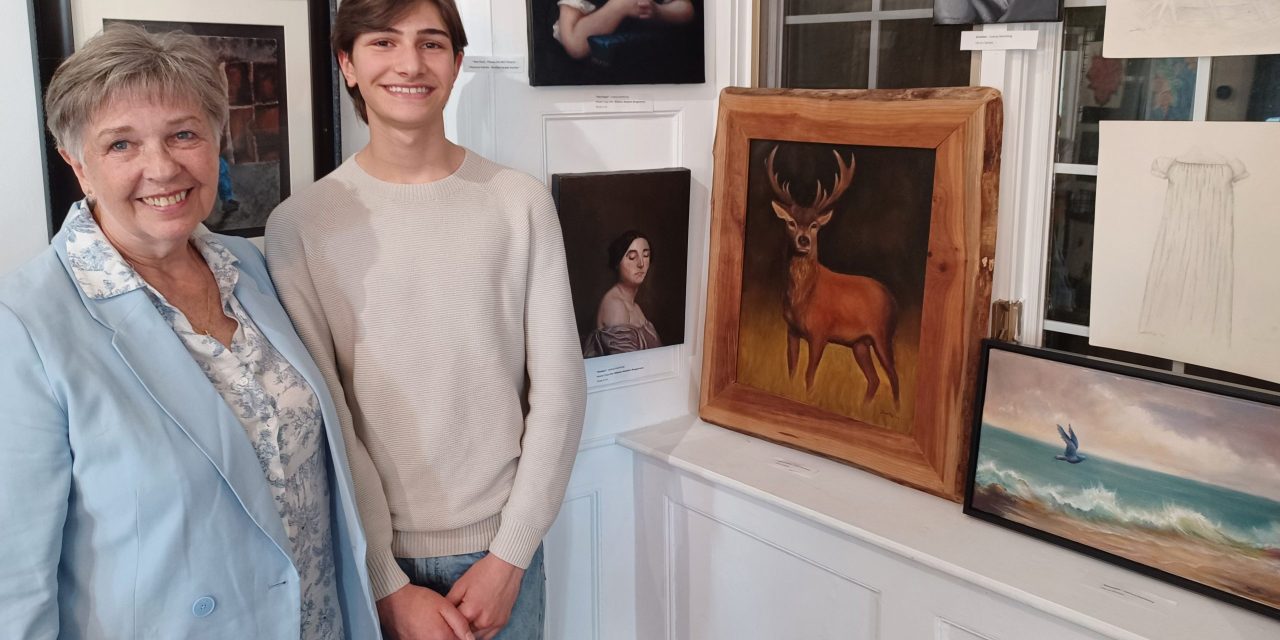 Talented young artist insists it’s only a hobby