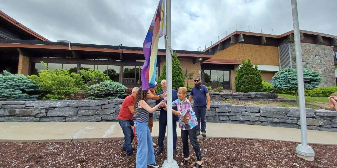 Pride flag raised in Hawkesbury