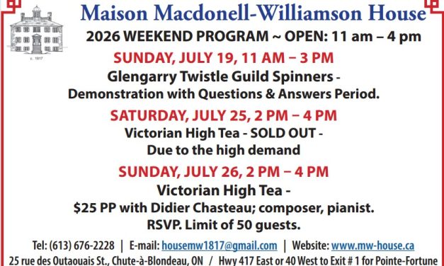 Maison Macdonell-Williamson House – Victorian High Tea